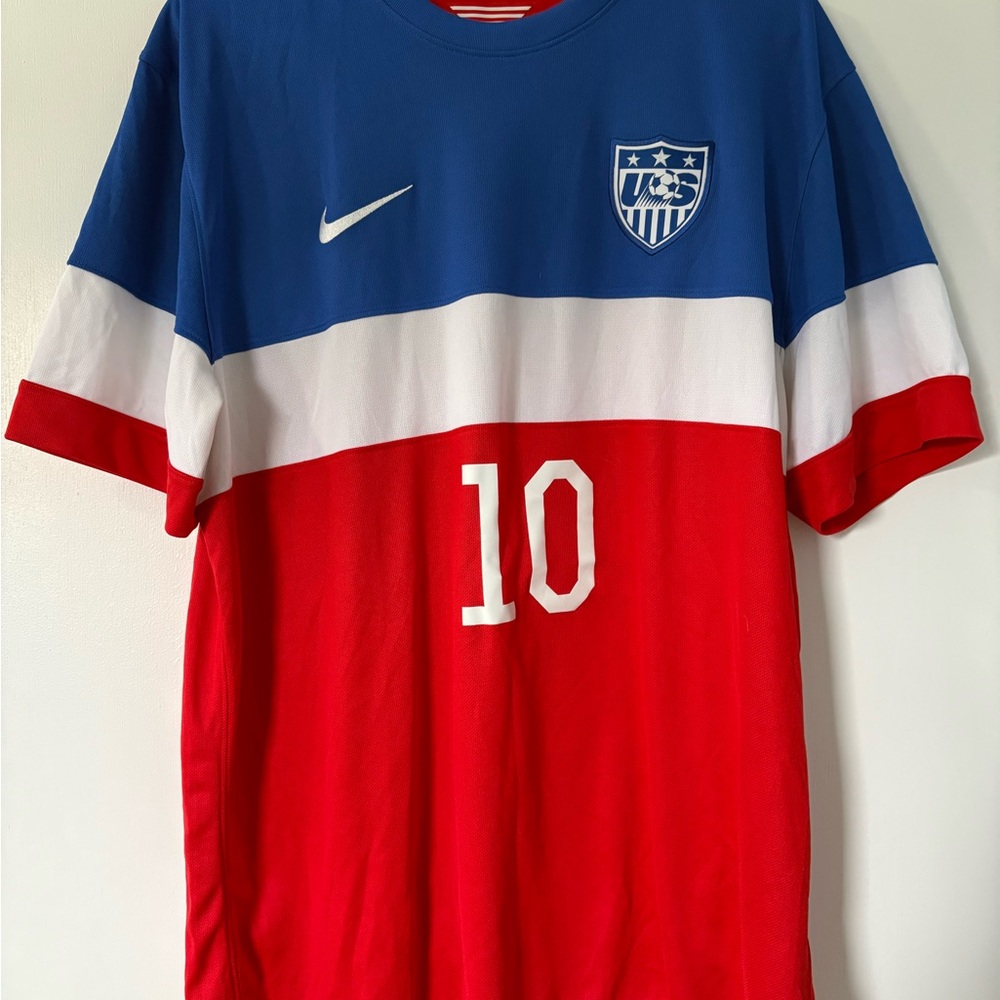 Nike USA Donovan Soccer Jersey Red White Blue